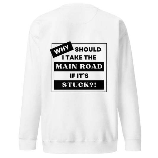 Its Stuck Sweater White