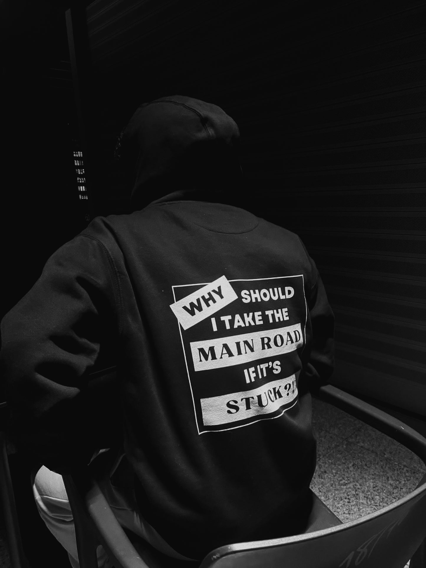 Its Stuck Hoodie Black