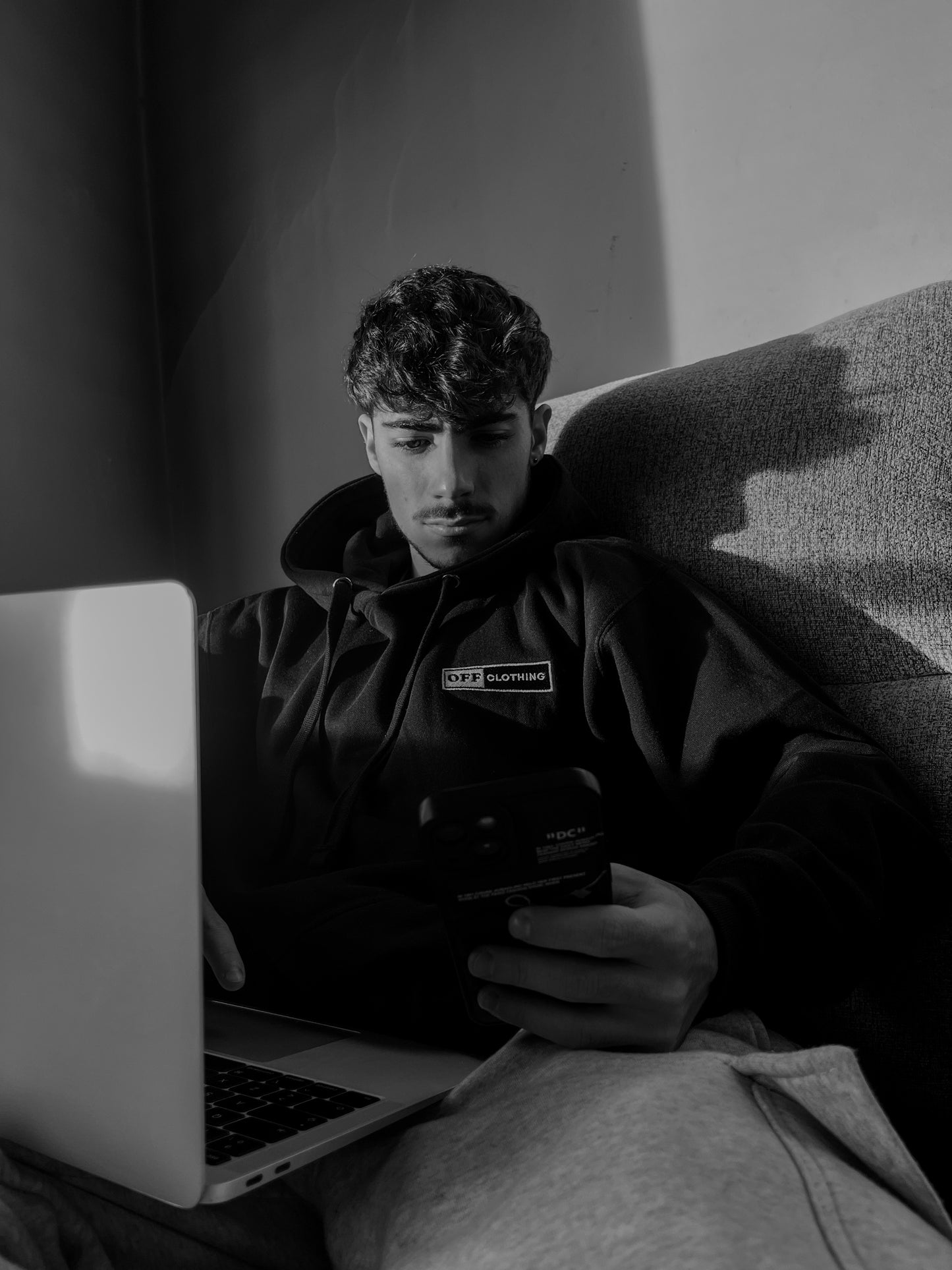 Its Stuck Hoodie Black