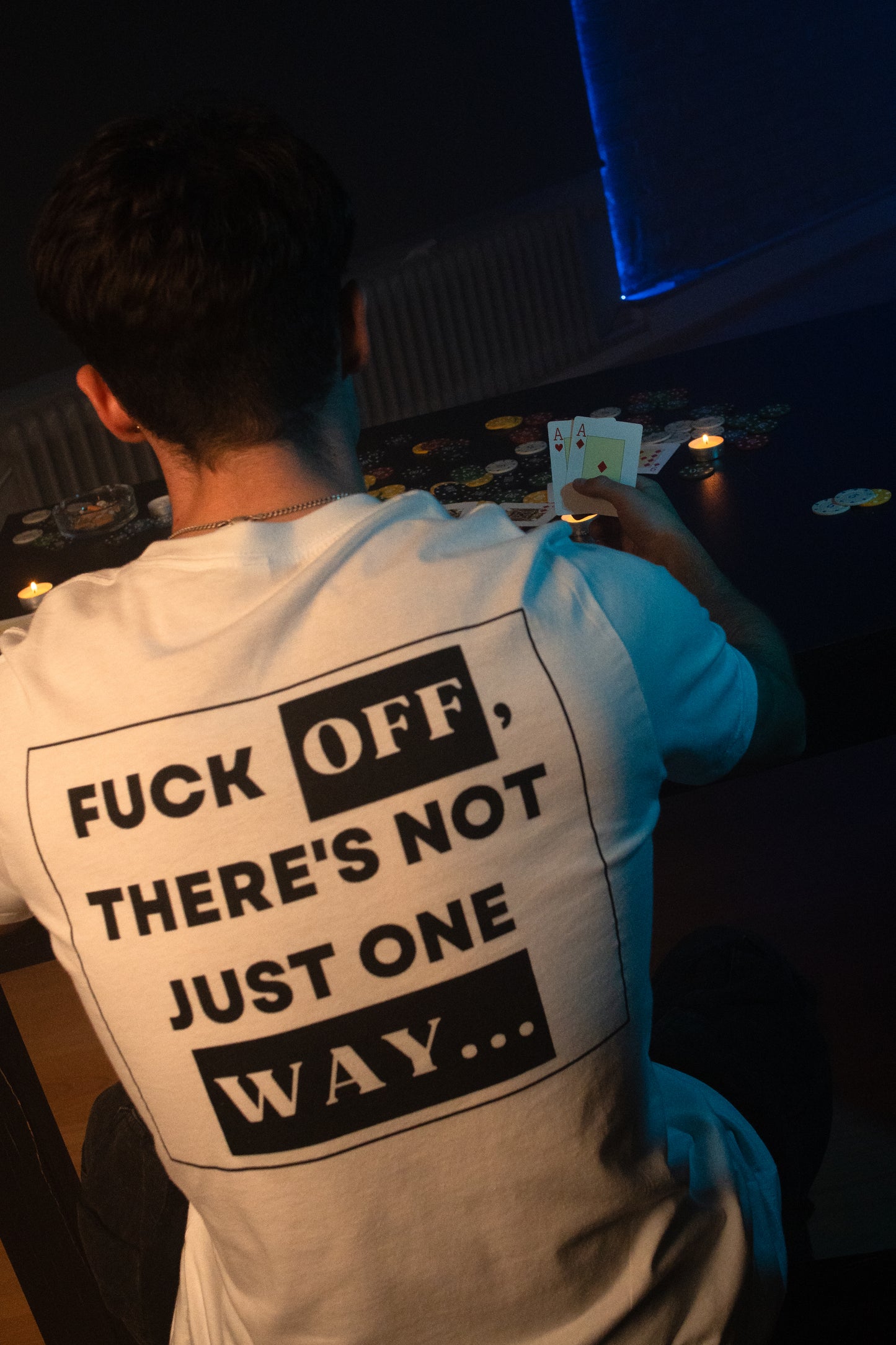 Not Just One Way Tee White