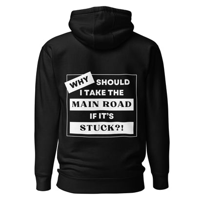 Its Stuck Hoodie Black